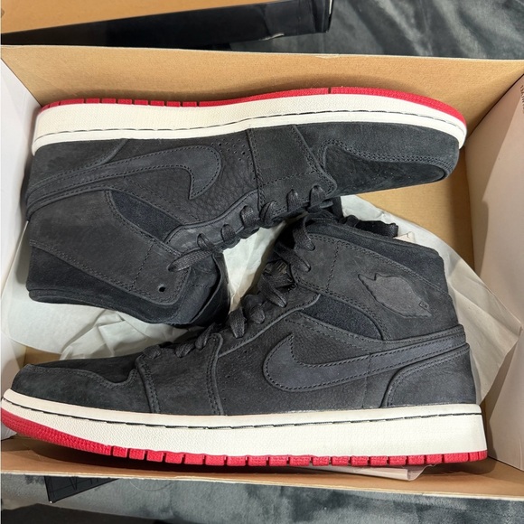 Nike Other - Jordan 1 Nouveau Black Red Size 10M DS